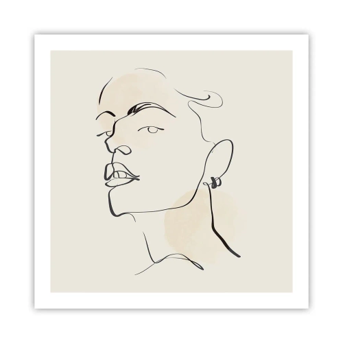 Póster - Una mirada orgullosa - 60x60 cm