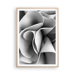 Póster en marco roble claro - Sucede en el espacio - 70x100 cm