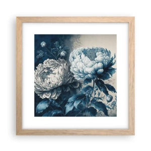 Póster en marco roble claro - Una pareja unida - 30x30 cm