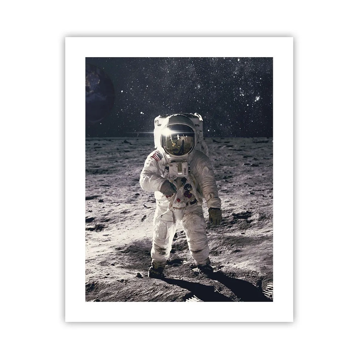 Póster - Saludos desde la Luna - 40x50 cm