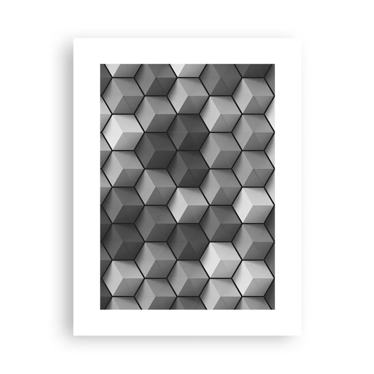 Póster - Rompecabezas cubista - 30x40 cm