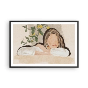 Póster en marco negro - La belleza del sur - 91x61 cm