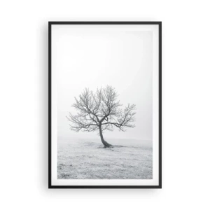 Póster en marco negro - Contra la nada - 61x91 cm