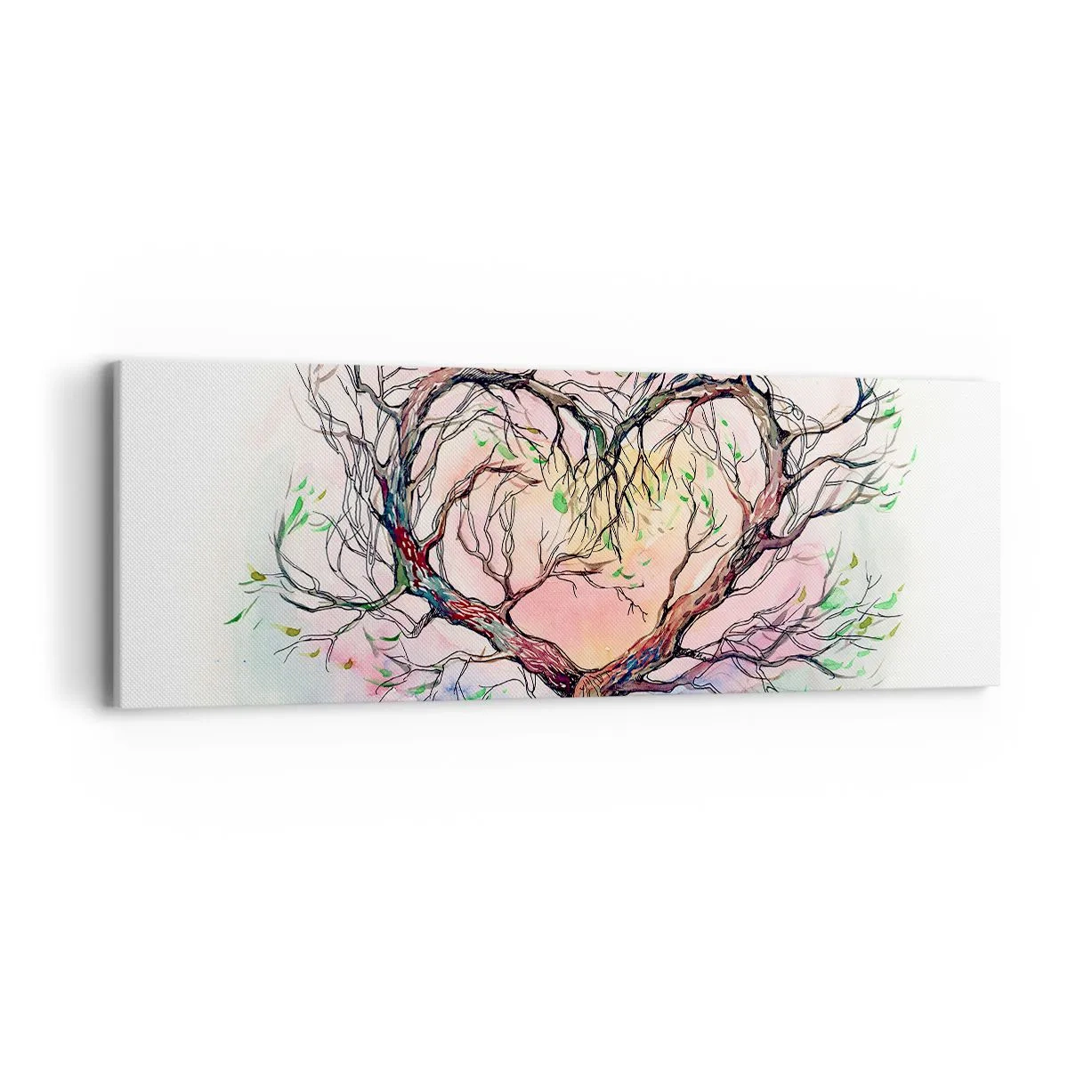 Cuadro sobre lienzo - Impresión de Imagen - Juntos contra los vientos - 90x30 cm