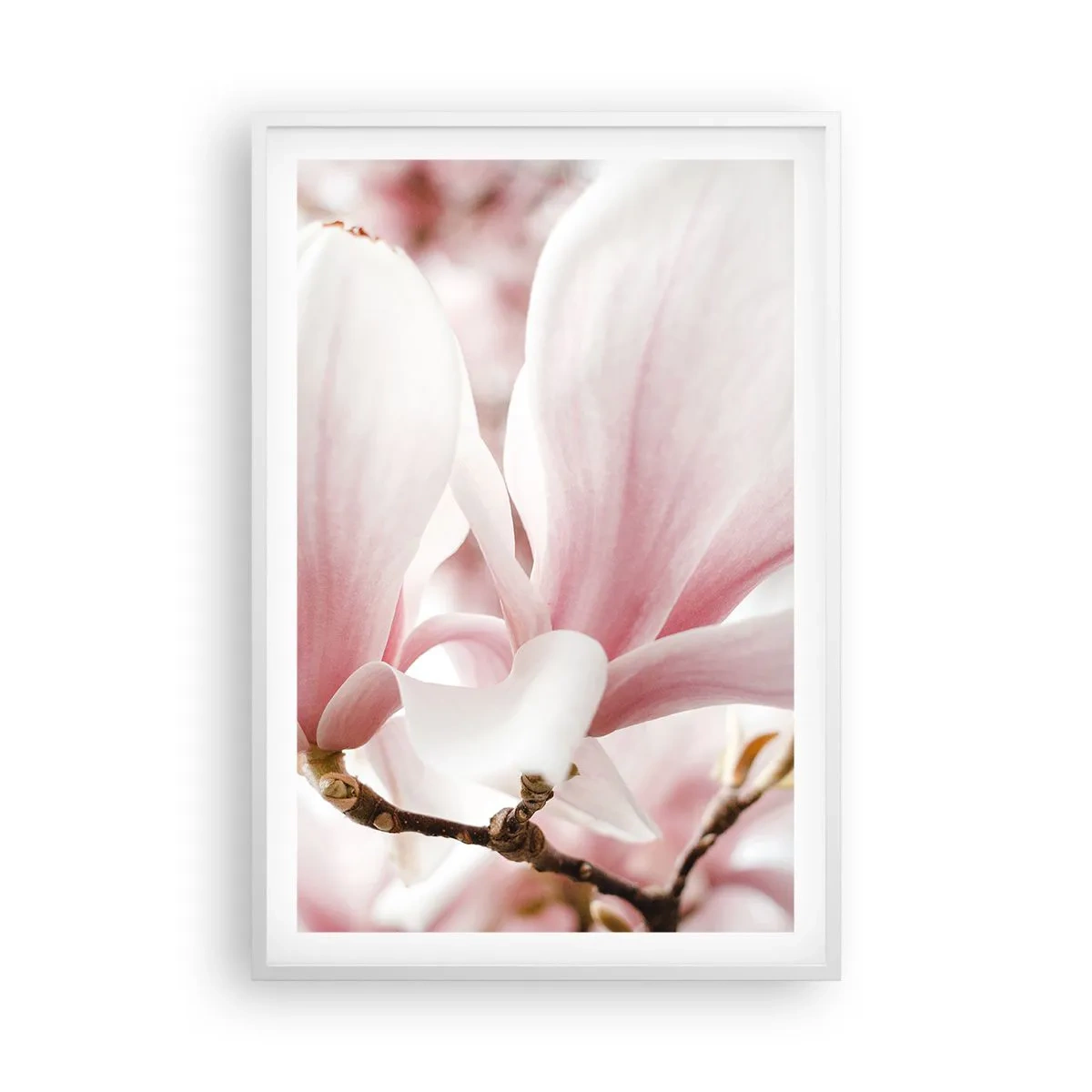 Póster en marco blanco - Inmensidad de la ternura - 61x91 cm