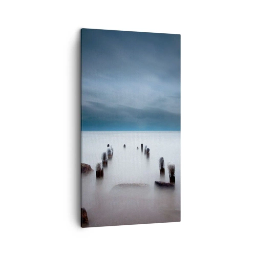 Cuadro sobre lienzo - Impresión de Imagen - El lago del pensamiento - 45x80 cm