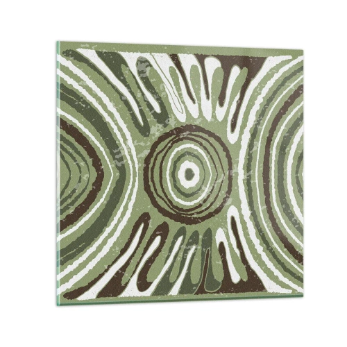 Cuadro sobre vidrio - Impresiones sobre Vidrio - Explosión de emociones - 30x30 cm