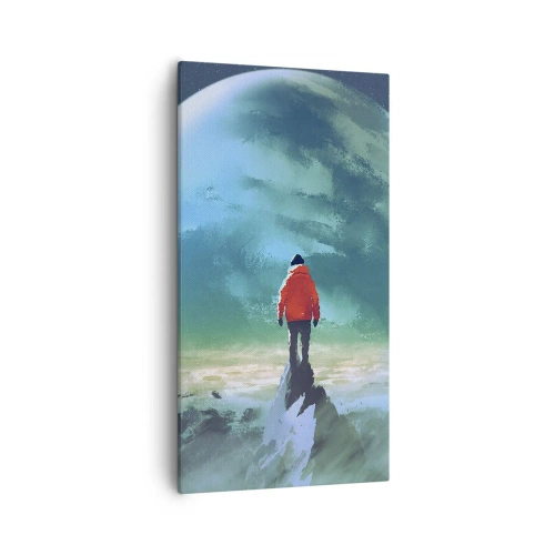 Cuadro sobre lienzo - Impresión de Imagen - Descubridor de una nueva Tierra - 55x100 cm