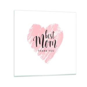 Cuadro sobre vidrio - Impresiones sobre Vidrio - En cualquier momento de tu vida - 50x50 cm