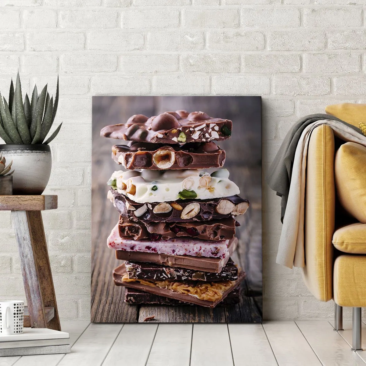 Cuadro sobre lienzo - Impresión de Imagen - Dulce perspectiva - 70x100 cm