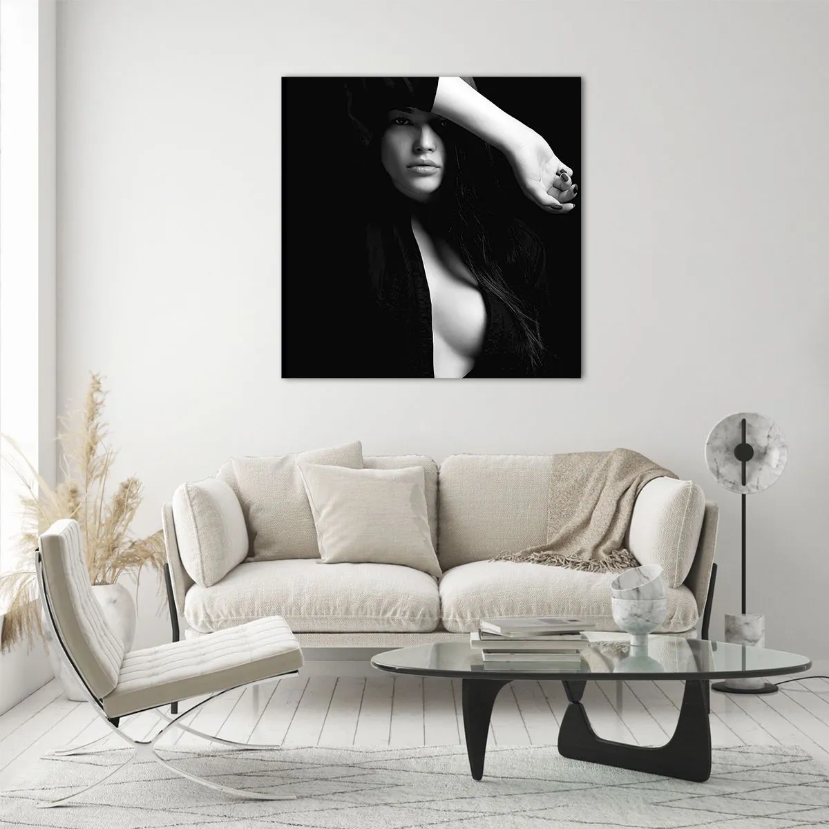 Cuadro sobre vidrio - Impresiones sobre Vidrio - Escuela de seducción - 60x60 cm