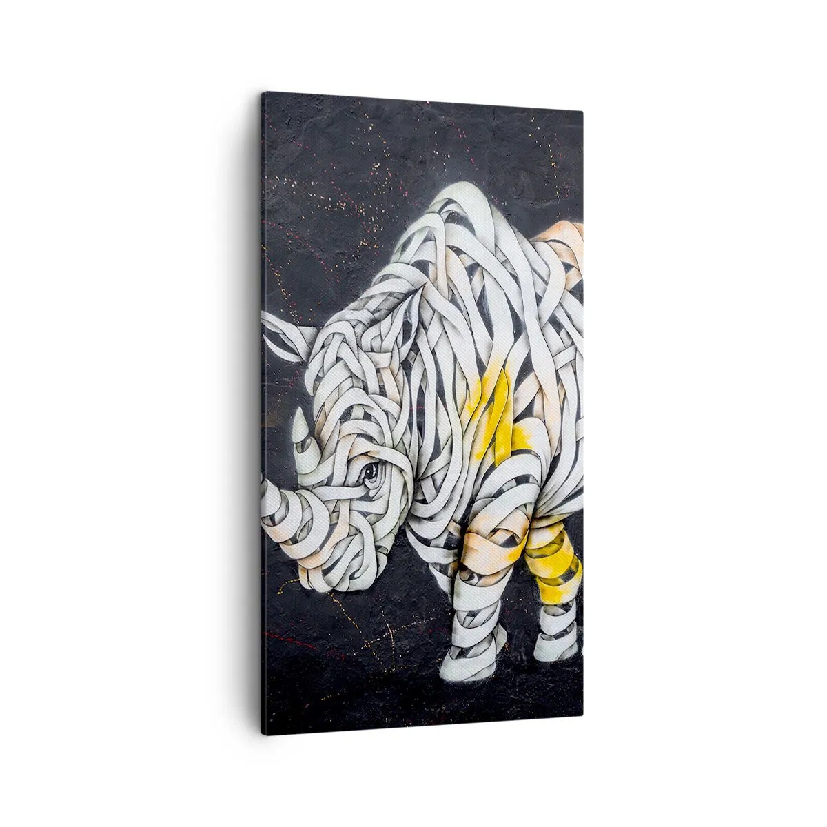 Cuadro sobre lienzo - Impresión de Imagen - El mito de la momia rinoceronte - 45x80 cm
