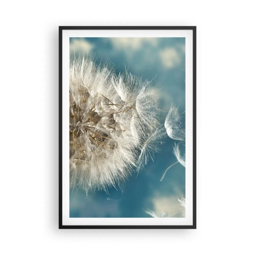 Póster en marco negro - El aliento de un ángel - 61x91 cm