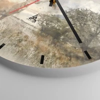 Esfera sin numeración, con rayas