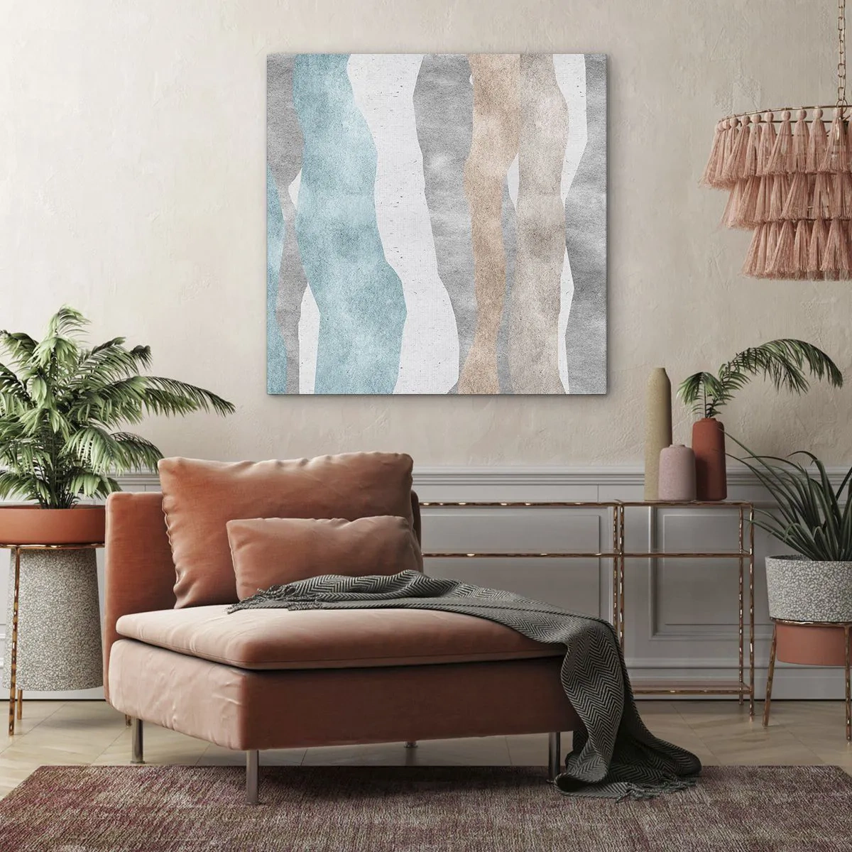 Cuadro sobre lienzo - Impresión de Imagen - Un estudio de la cercanía - 50x50 cm