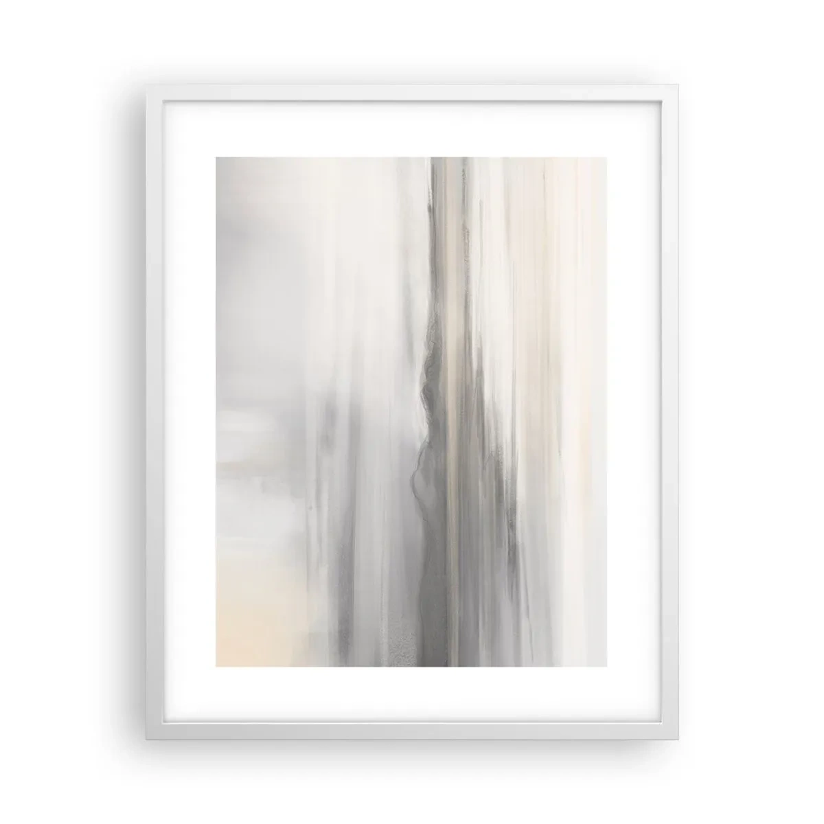 Póster en marco blanco - Una distancia reflexiva - 40x50 cm