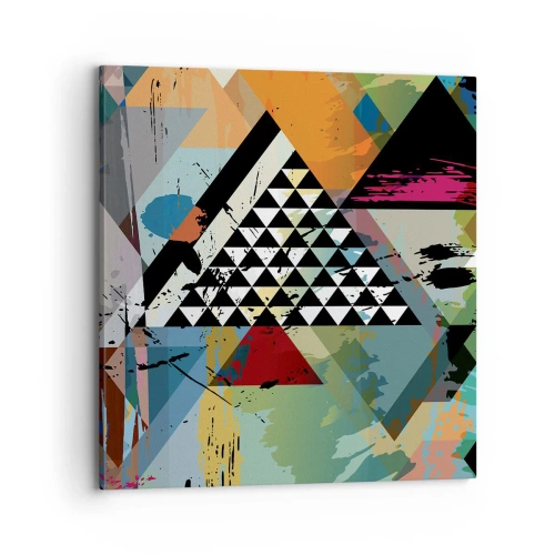 Cuadro sobre lienzo - Impresión de Imagen - Qué sencillo es - 70x70 cm