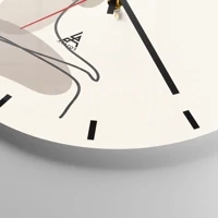 Esfera sin numeración, con rayas