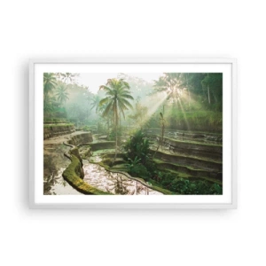 Póster en marco blanco - Crecer bajo el sol - 70x50 cm