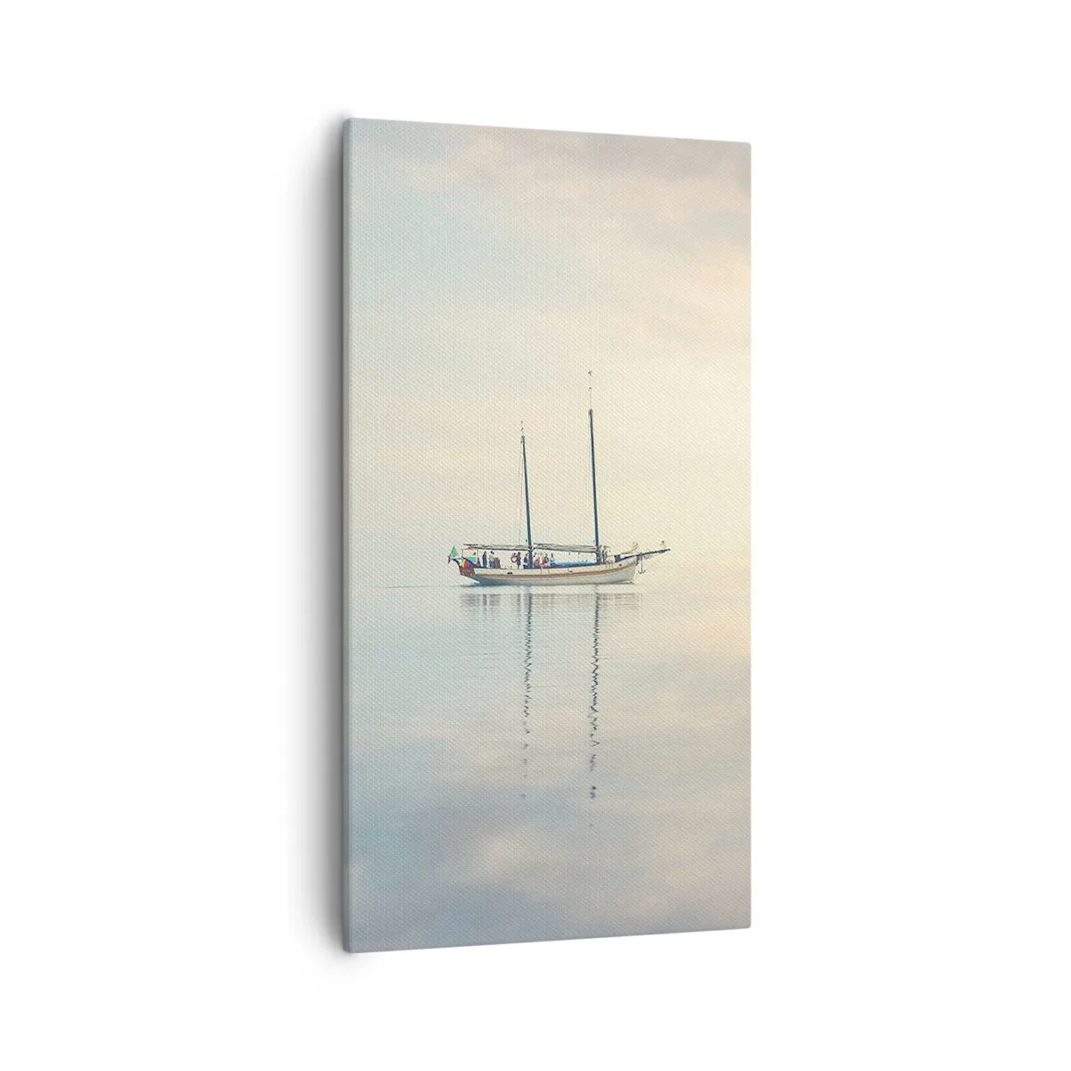 Cuadro sobre lienzo - Impresión de Imagen - En un mar de silencio - 55x100 cm