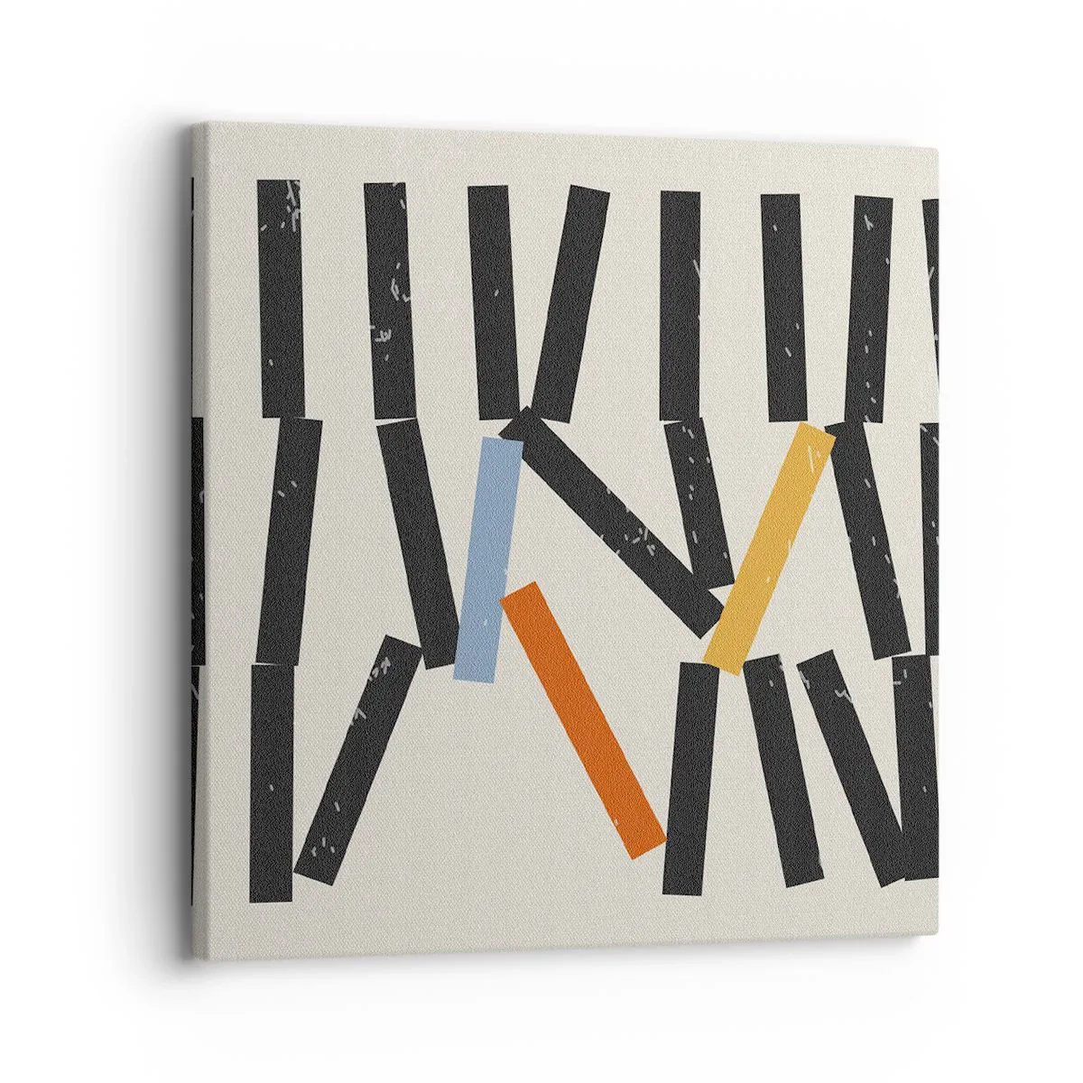 Cuadro sobre lienzo - Impresión de Imagen - Dominó - composición - 30x30 cm