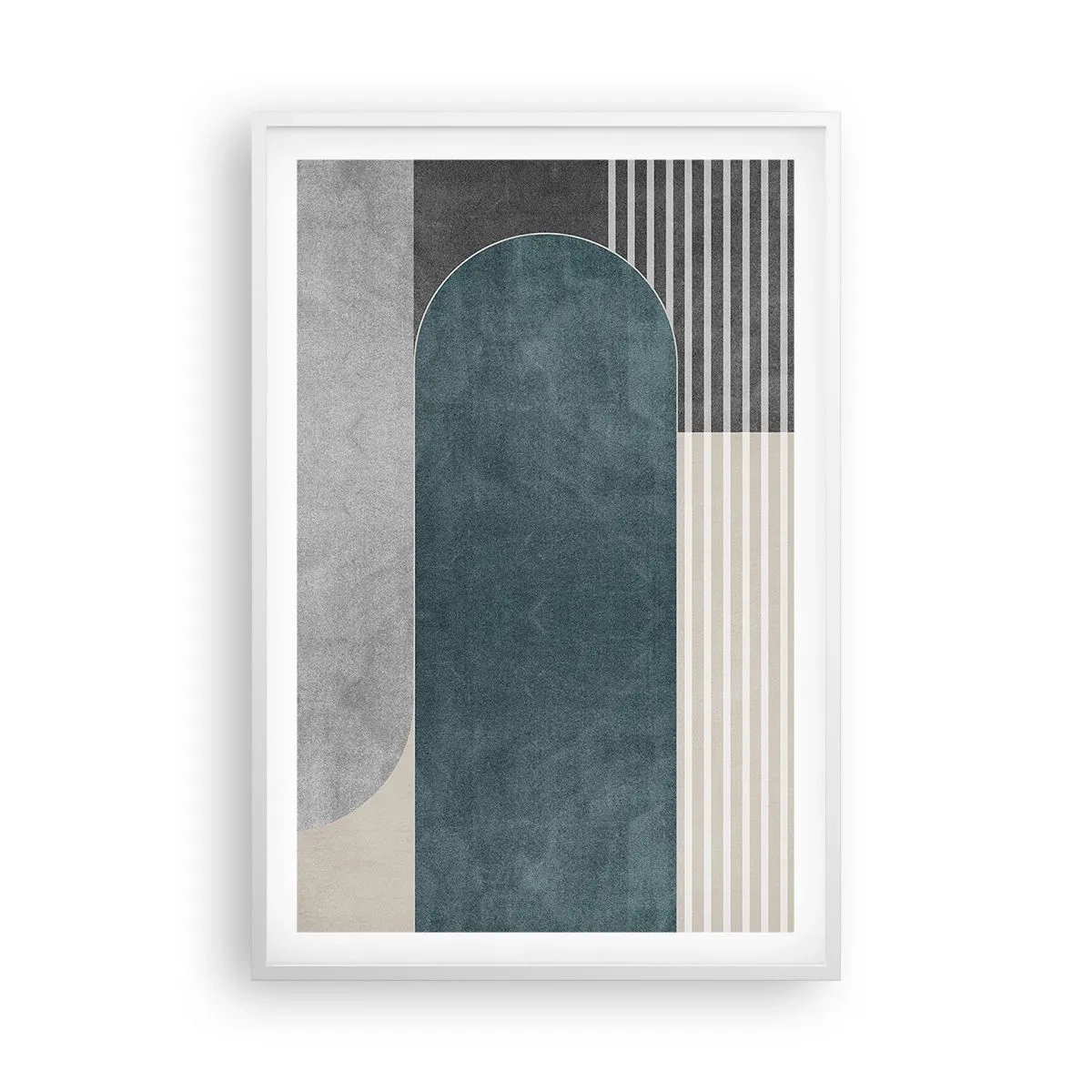 Póster en marco blanco - Composición horizontal - 61x91 cm