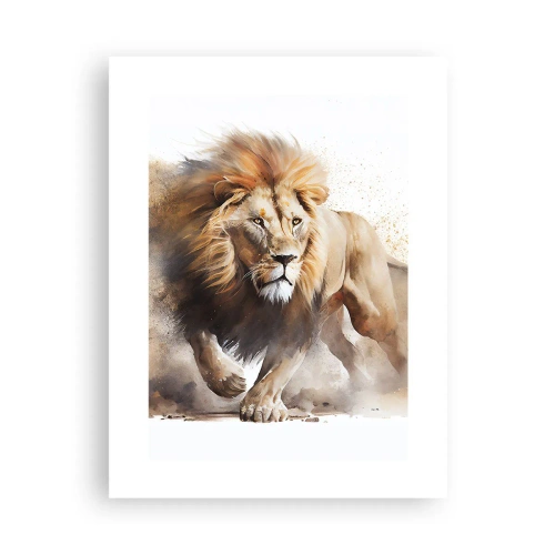 Póster - El rey ha partido - 30x40 cm