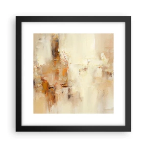 Póster en marco negro - El alma del ámbar - 30x30 cm