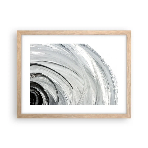 Póster en marco roble claro - Composición orbital - 40x30 cm