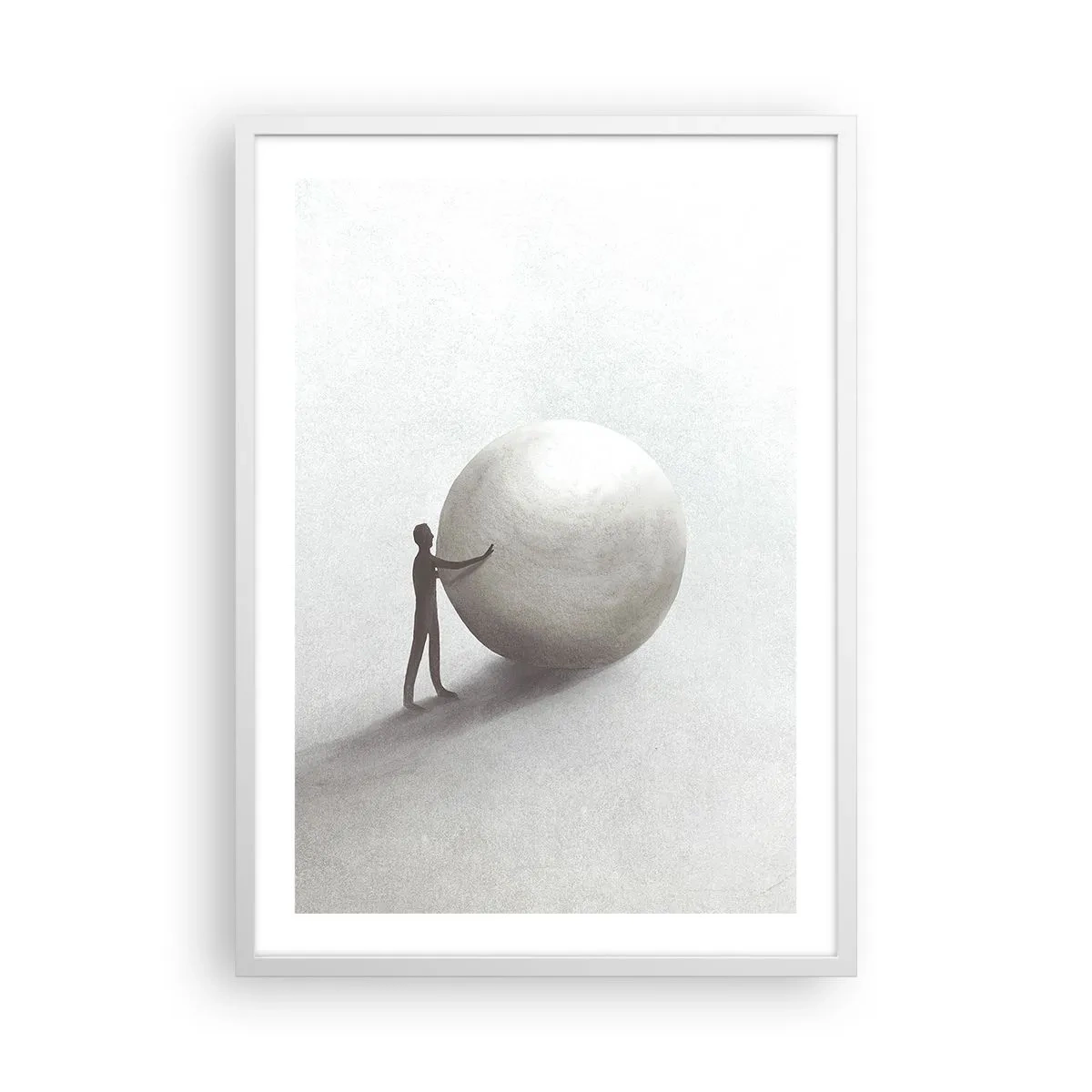 Póster en marco blanco - El juego de la vida - 50x70 cm