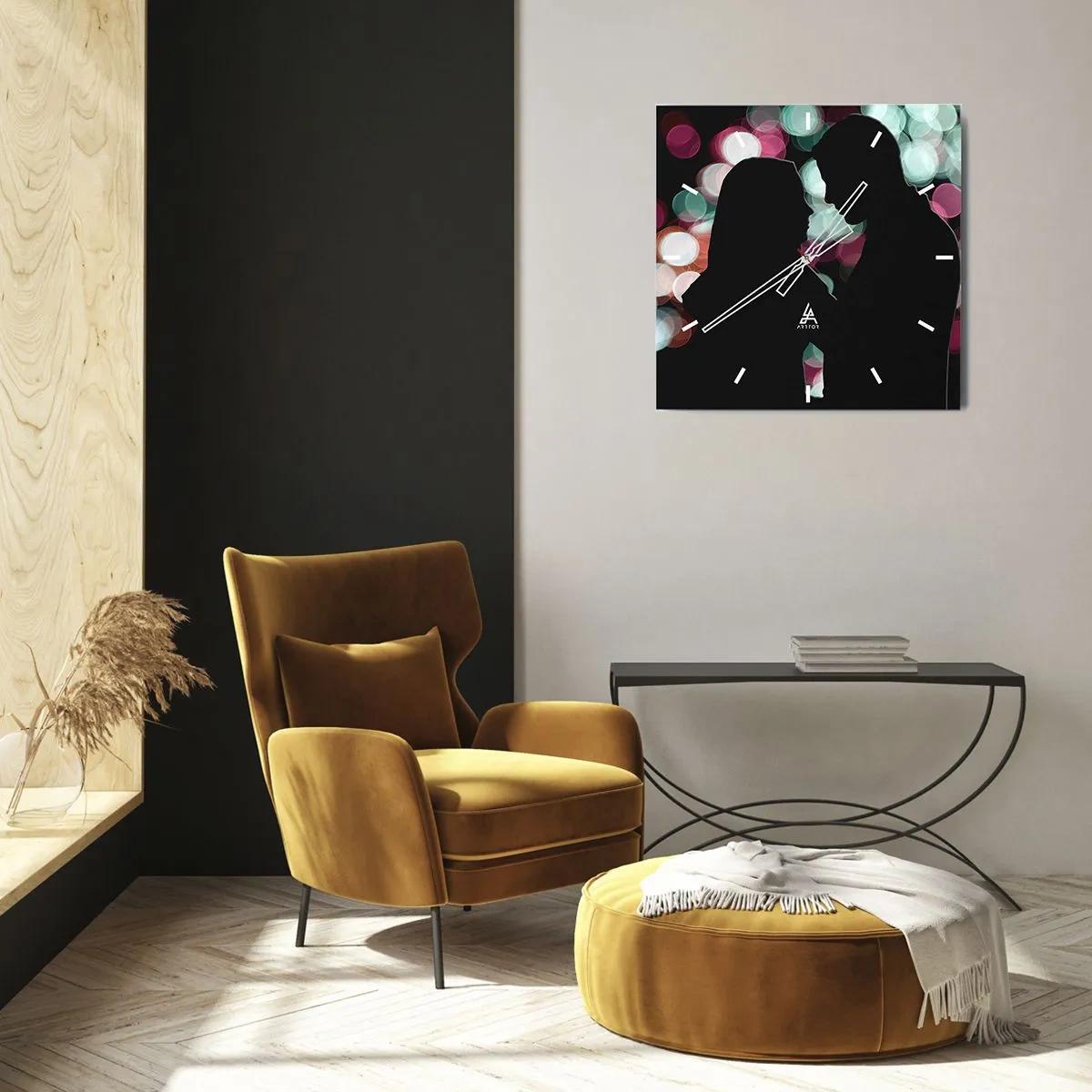 Reloj de pared - Reloj de vidrio - ¡Sí! - 40x40 cm