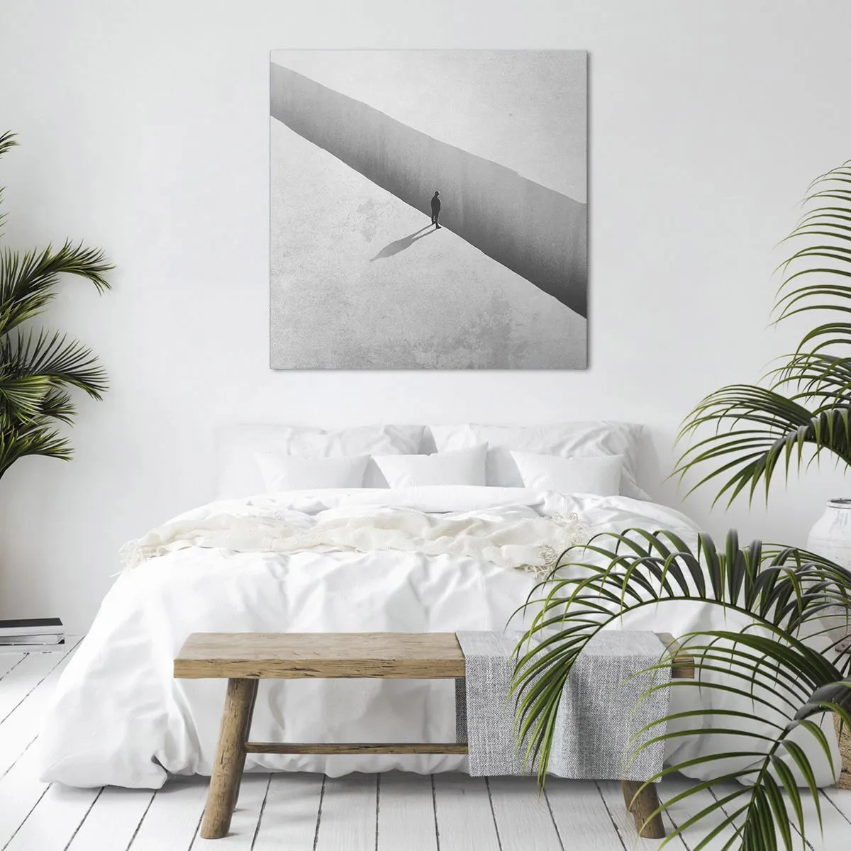 Cuadro sobre lienzo - Impresión de Imagen - Sin un destino claro - 40x40 cm