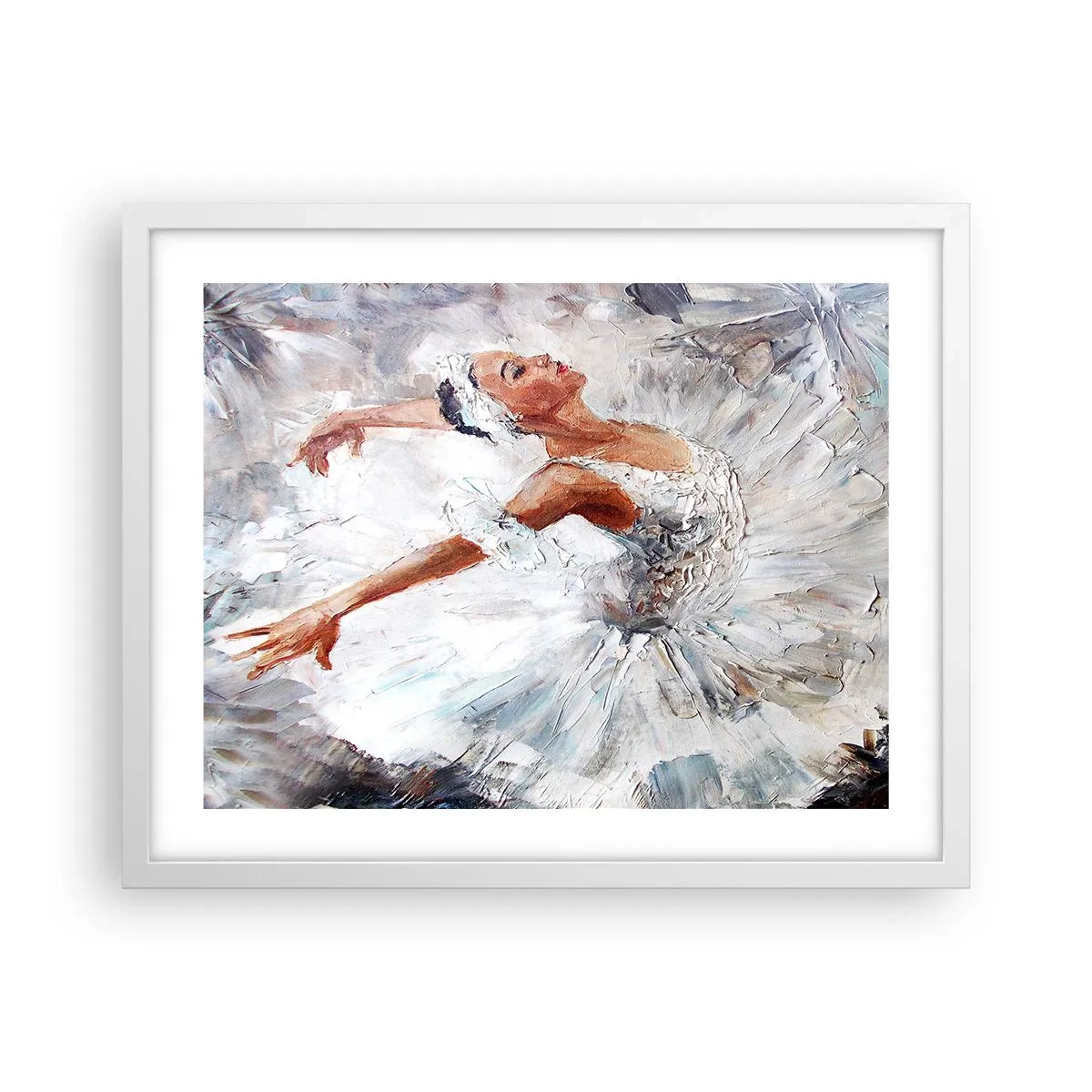 Póster en marco blanco - Suave y ligera - 50x40 cm