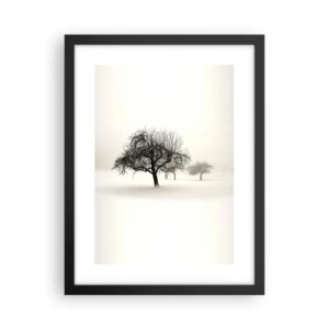 Póster en marco negro - Sueño de invierno - 30x40 cm