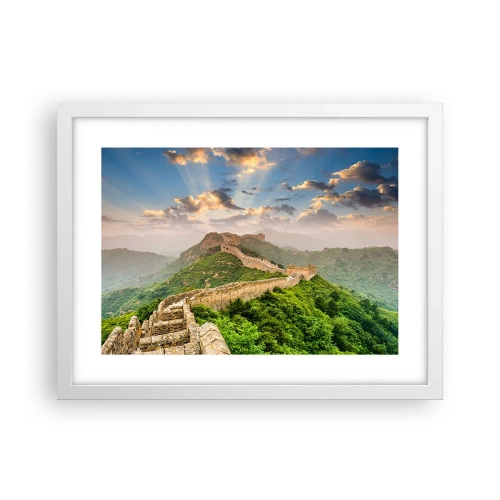 Póster en marco blanco - Grandeza duradera - 40x30 cm