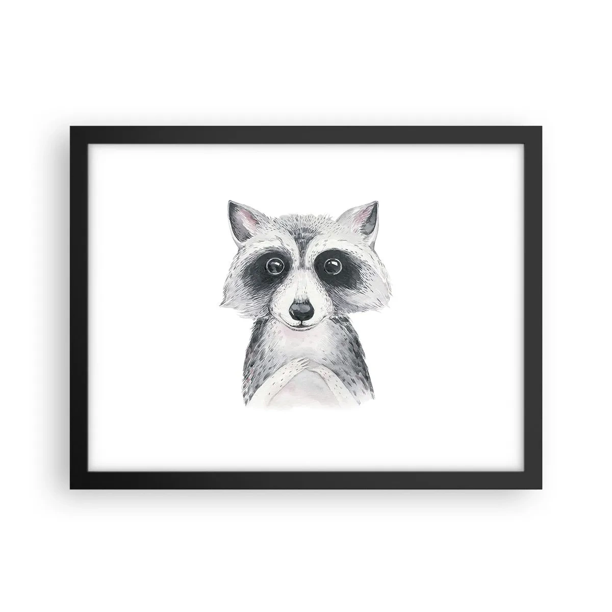 Póster en marco negro - Un momento para la emoción - 40x30 cm