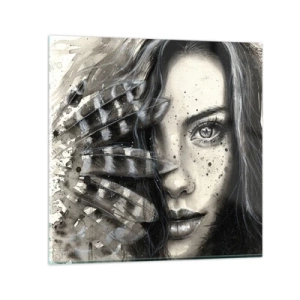 Cuadro sobre vidrio - Impresiones sobre Vidrio - Belleza salvaje - 60x60 cm