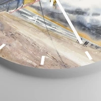 Esfera sin numeración, con rayas