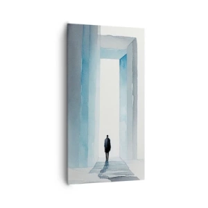 Cuadro sobre lienzo - Impresión de Imagen - Vivir sin límites - 65x120 cm