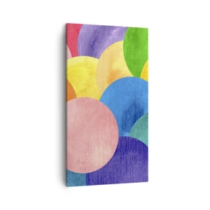 Cuadro sobre lienzo - Impresión de Imagen - La plenitud original de la vida - 45x80 cm