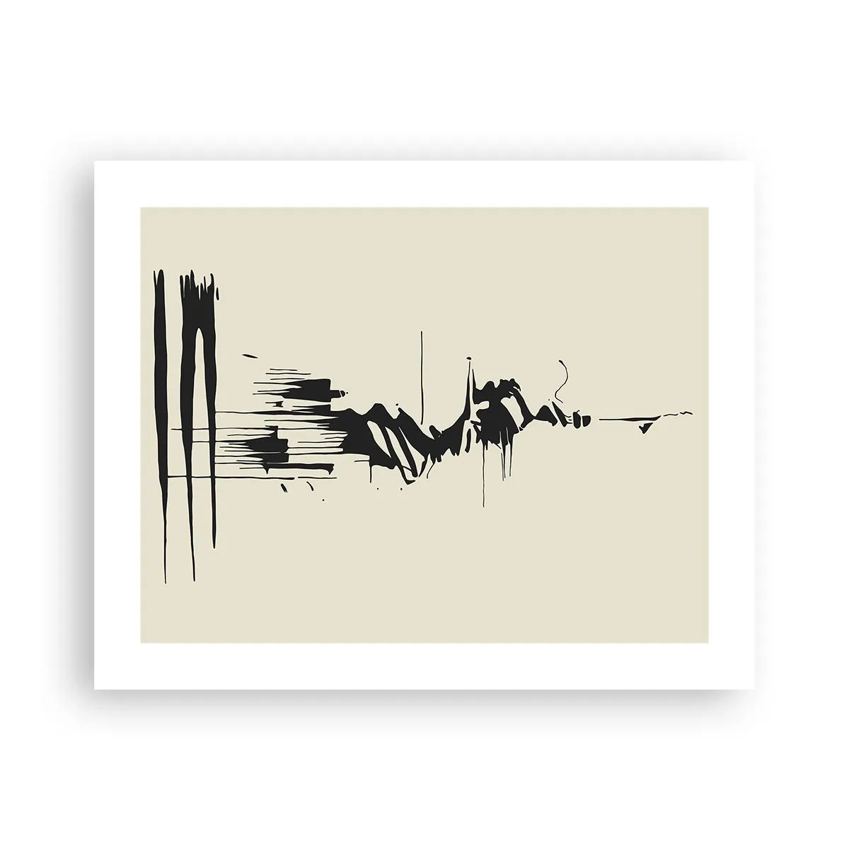 Póster - Abstracción apresurada - 50x40 cm