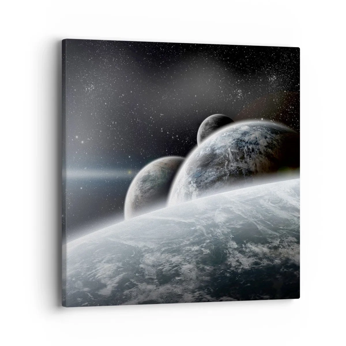 Cuadro sobre lienzo - Impresión de Imagen - Música cósmica de las esferas - 40x40 cm