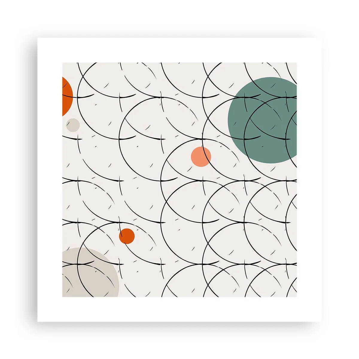 Póster - Con espíritu pop-art - 40x40 cm