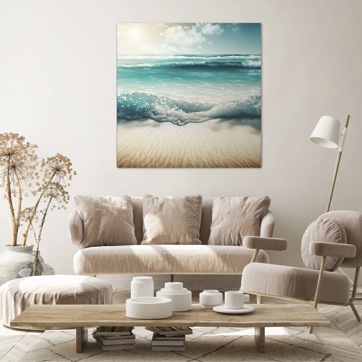 Cuadro sobre lienzo - Impresión de Imagen - Calma oceánica - 30x30 cm