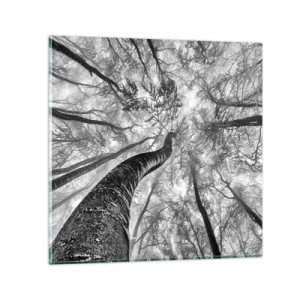 Cuadro sobre vidrio - Impresiones sobre Vidrio - Carrera hacia la luz - 30x30 cm