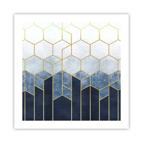 Póster - Composición rítmica visual - 50x50 cm