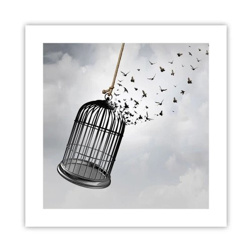 Póster - Fe... Esperanza... ¡Libertad! - 40x40 cm