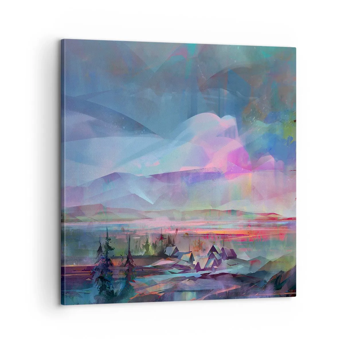 Cuadro sobre lienzo - Impresión de Imagen - Bajo un cielo benévolo - 60x60 cm