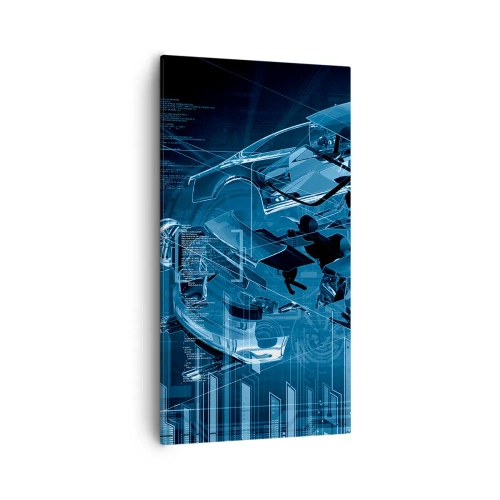 Cuadro sobre lienzo - Impresión de Imagen - Anatomía del ingeniero - 55x100 cm