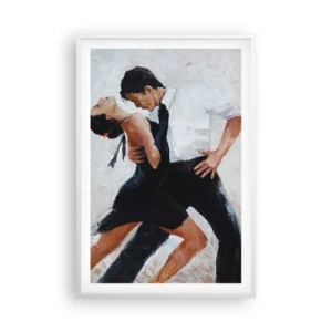 Póster en marco blanco - El tango de mis sueños - 61x91 cm